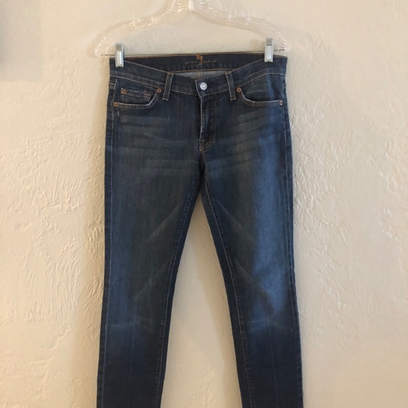 7 for All Mankind Roxanne Skinny Jean Size 27 - Picture 6 of 9